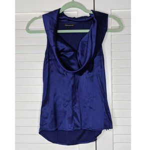 Silky Blue Express Design Studio Cowl Tank Size XS